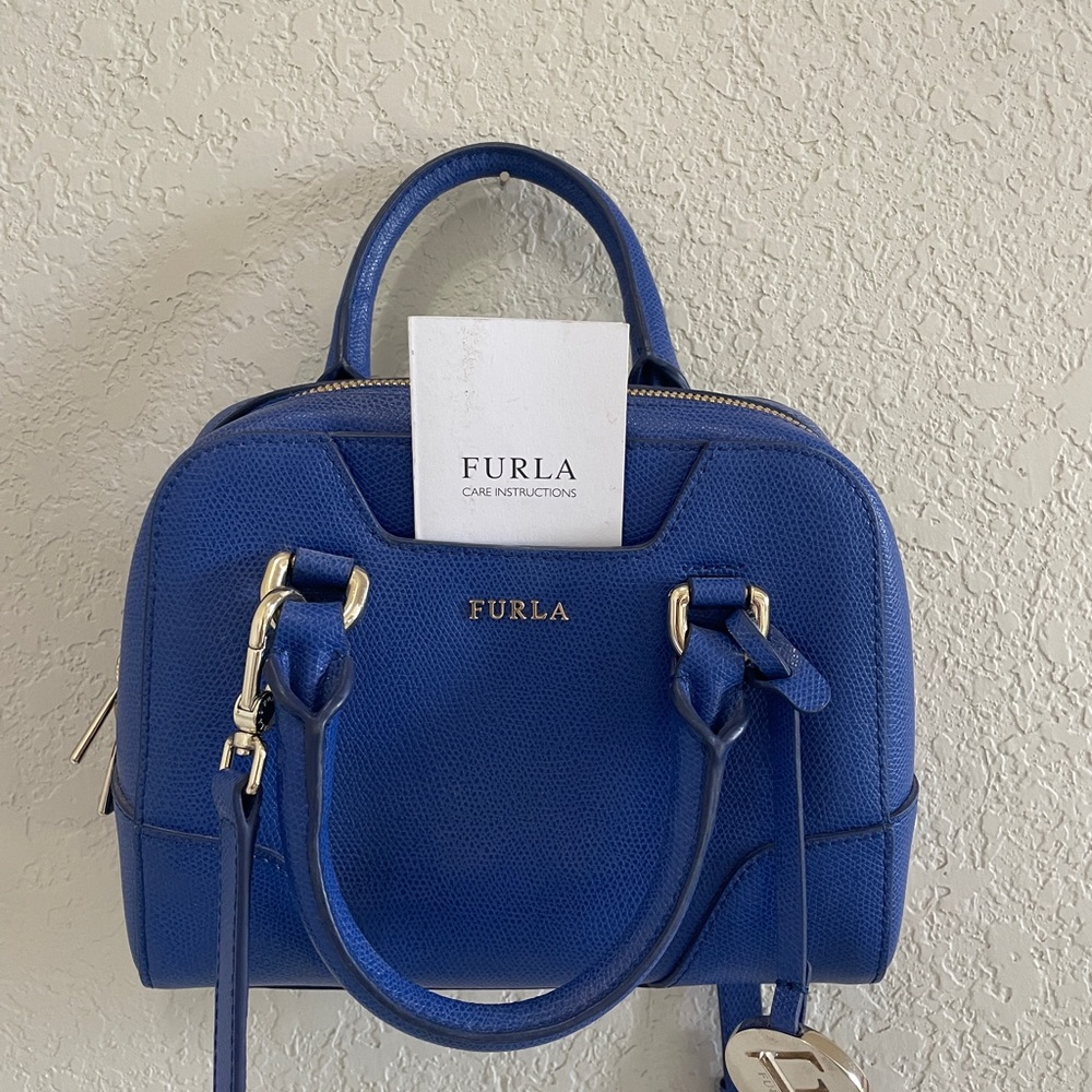 Furla Handbag - Crossbody with Double Handles - Blue